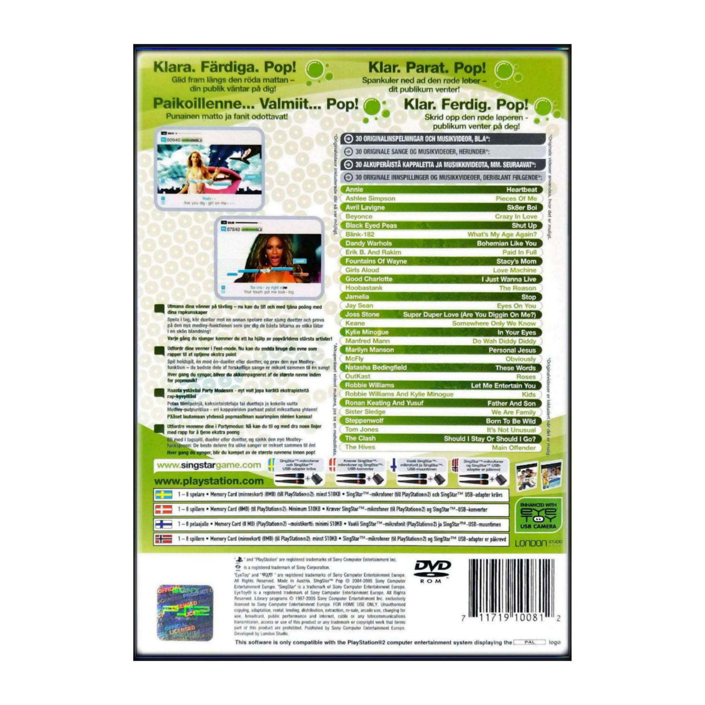 SingStar: Pop