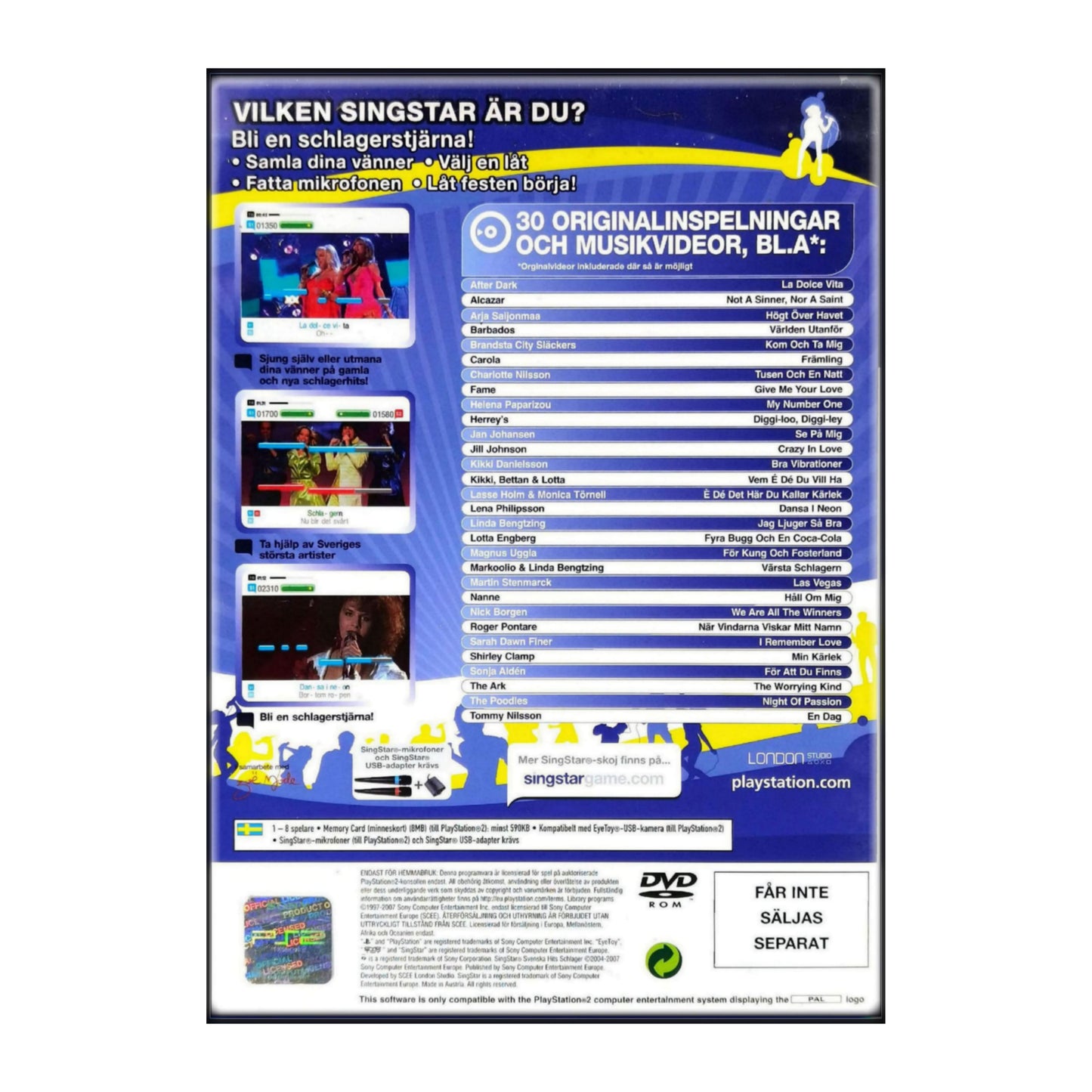 SingStar: Svenska Hits Schlager
