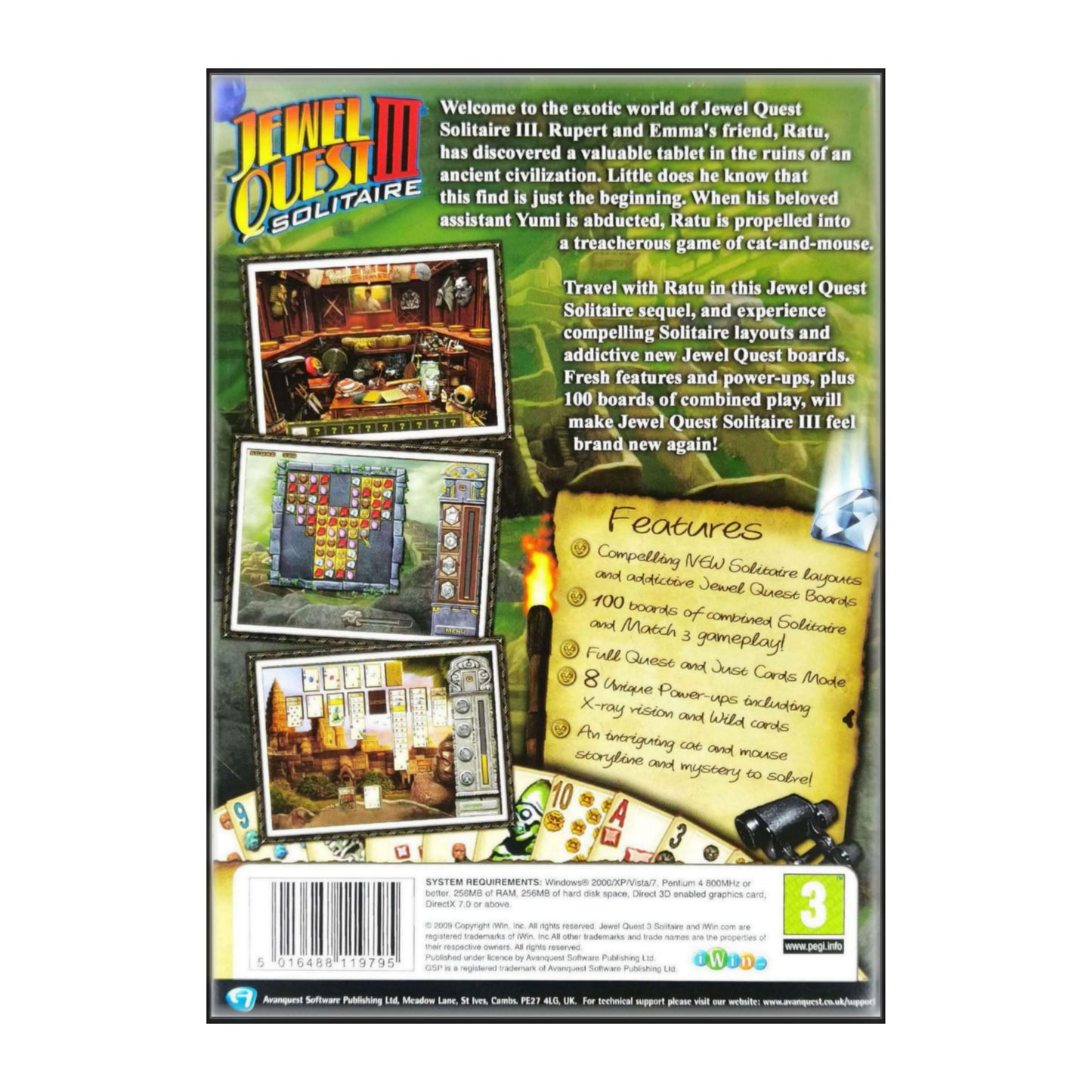 Jewel Quest 3 Solitaire