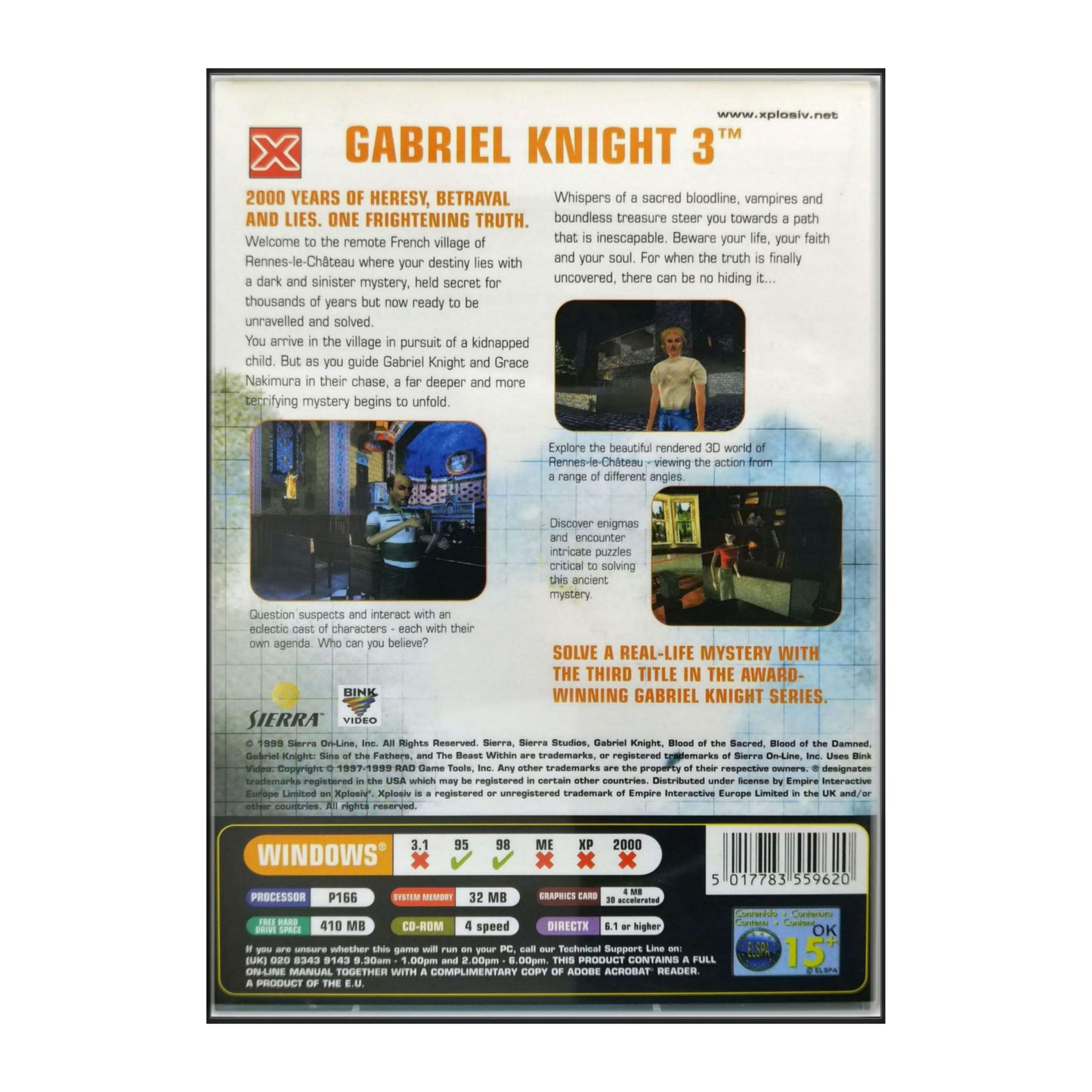 Gabriel Knight 3 Blood Of The Sacred Blood Of The Damned
