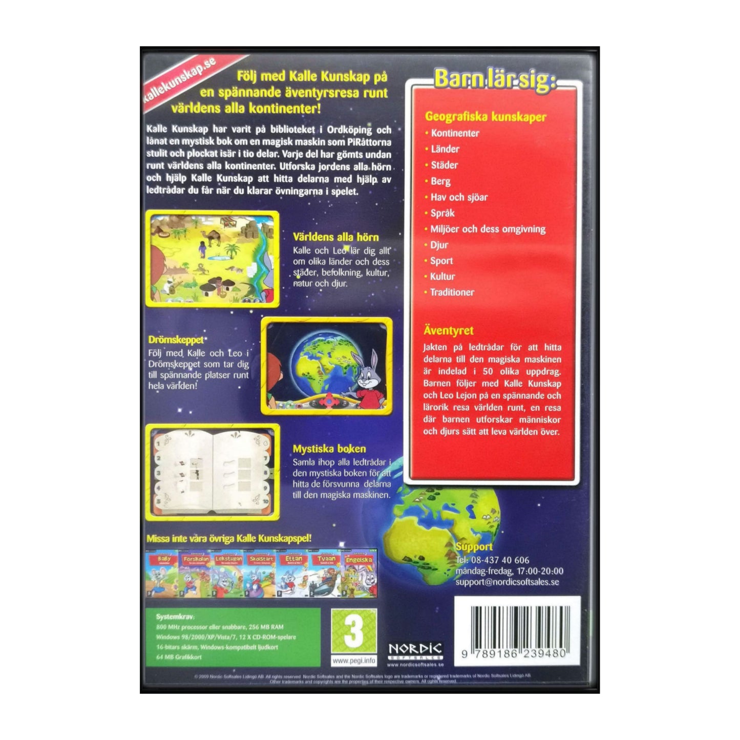Reader Rabbit | Kalle Kunskap: Geografi