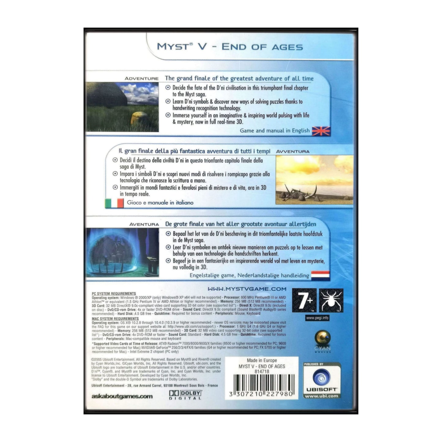 Myst 5 End Of Ages