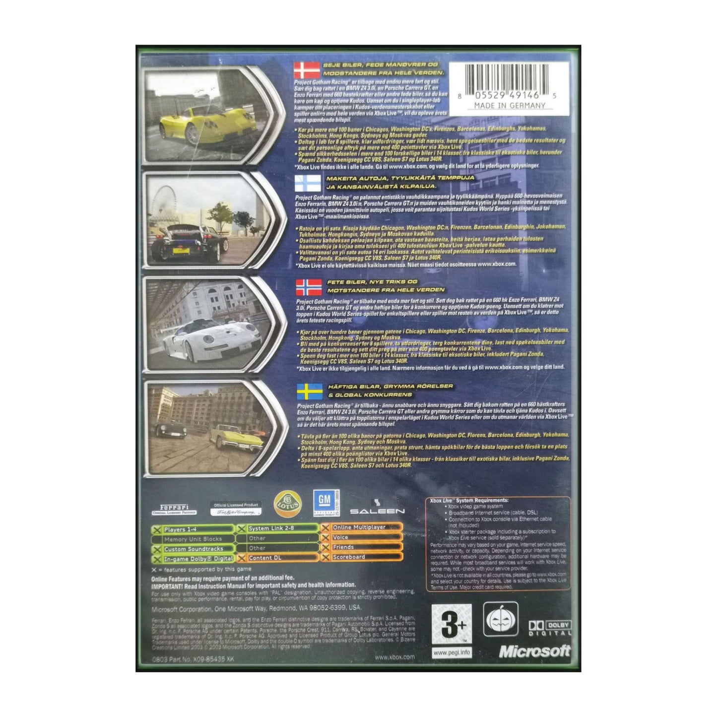 Project Gotham Racing 2 | PGR 2
