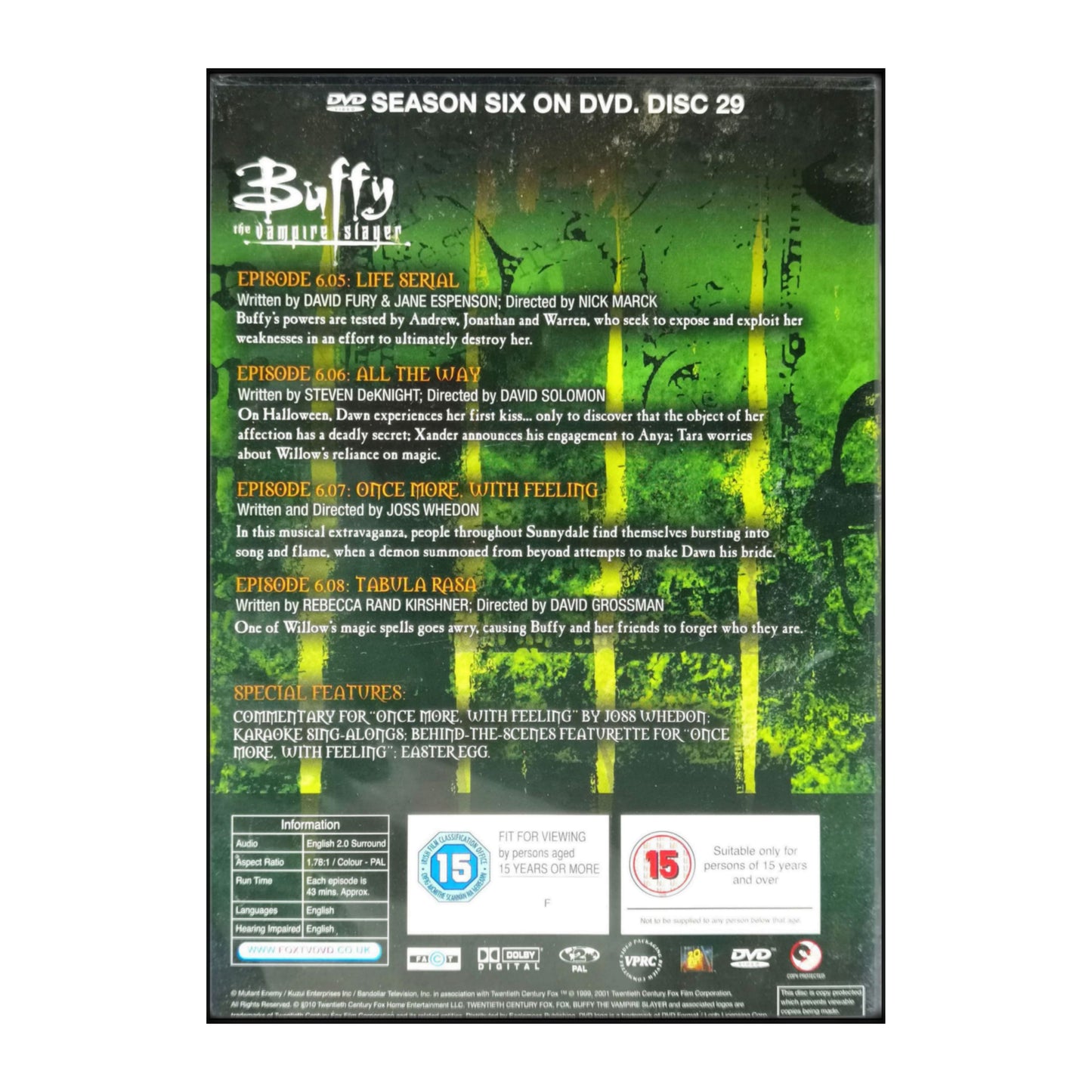 Buffy The Vampire Slayer 6 EP 5-8