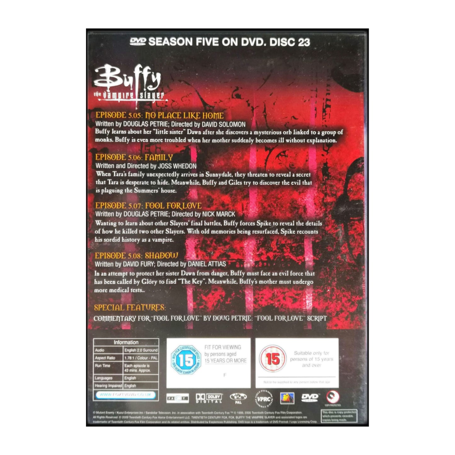 Buffy The Vampire Slayer 5 EP 5-8