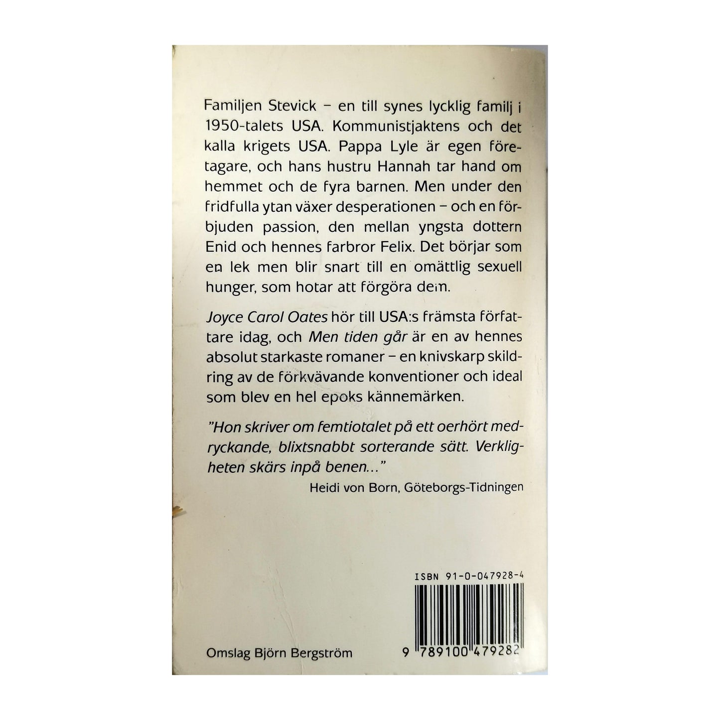 Joyce Carol Oates: Men Tiden Går