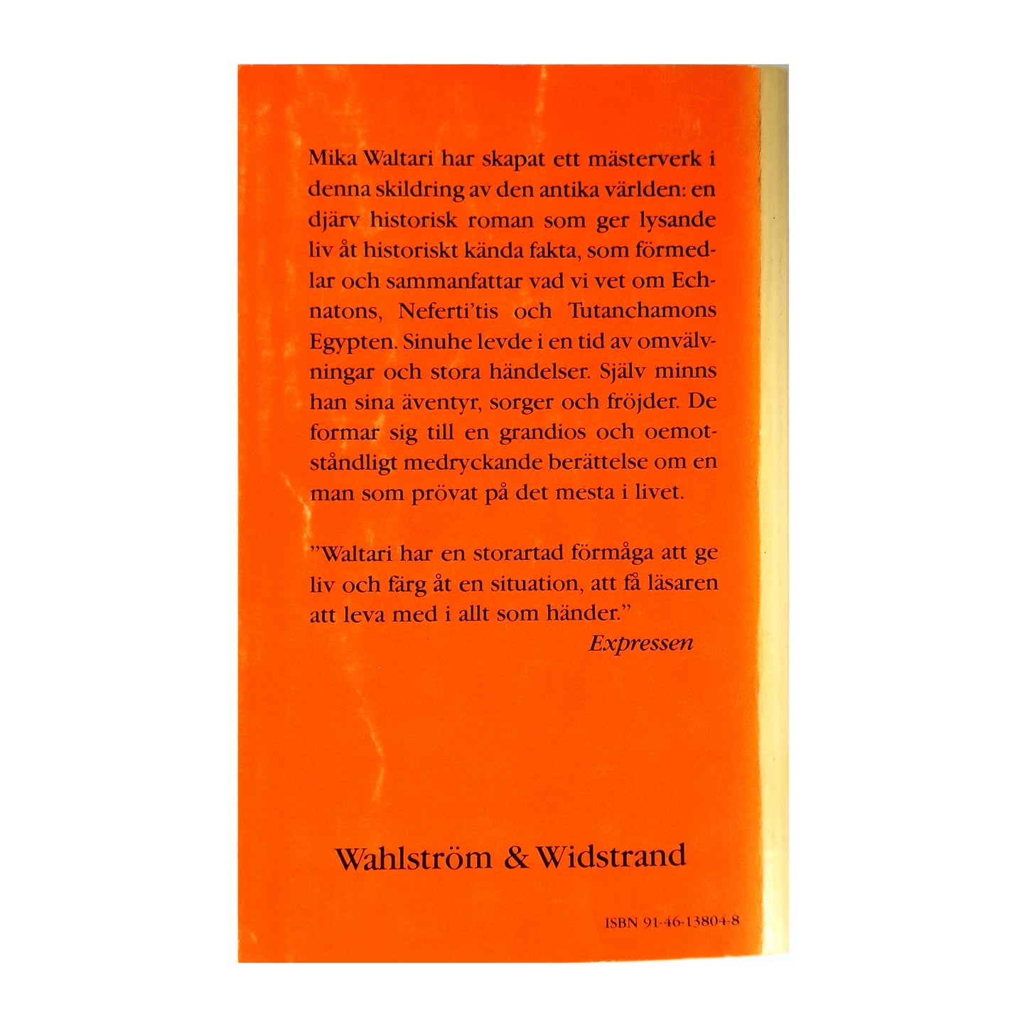 Mika Waltari: Sinuhe Egyptiern