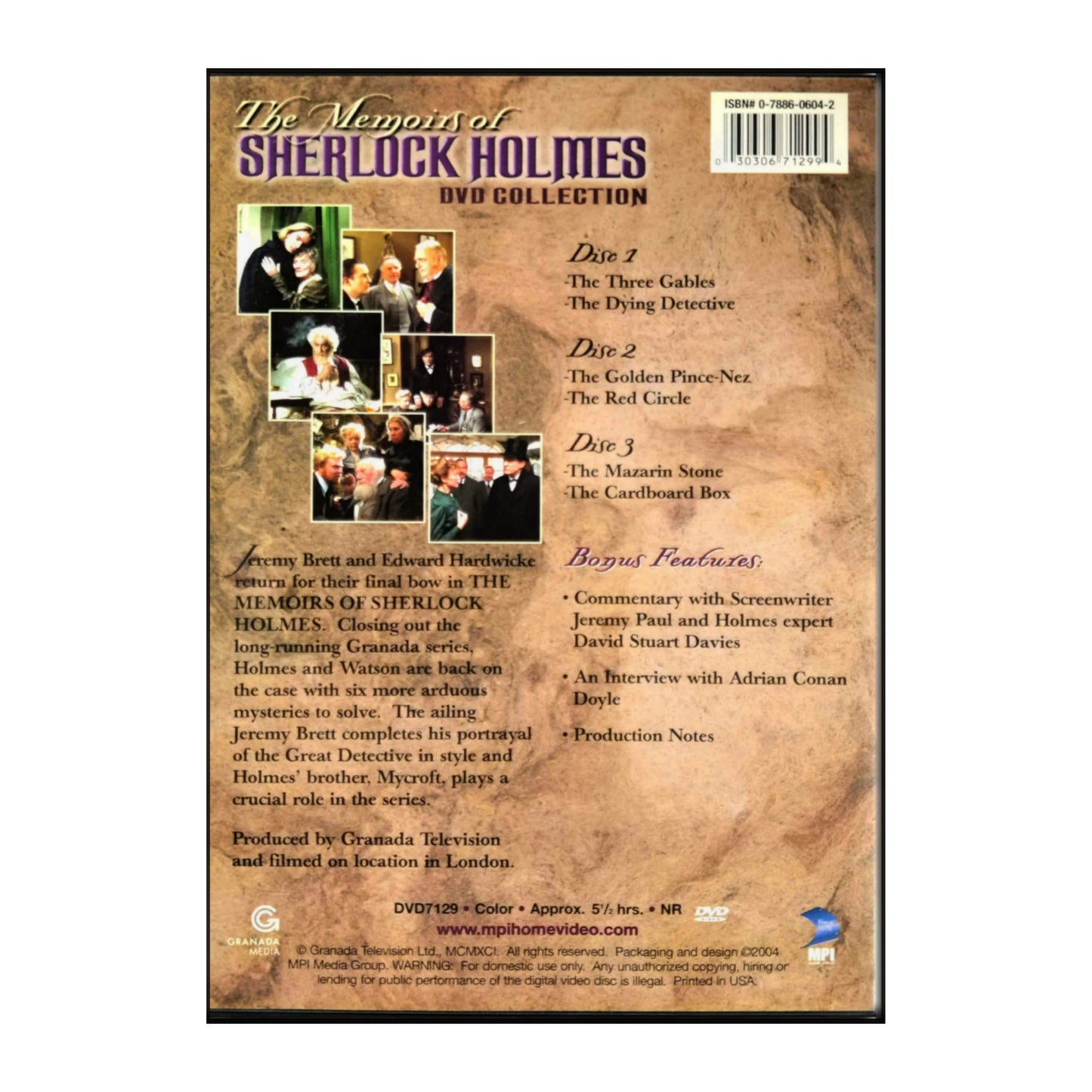 Sherlock Holmes: The Memoirs Of