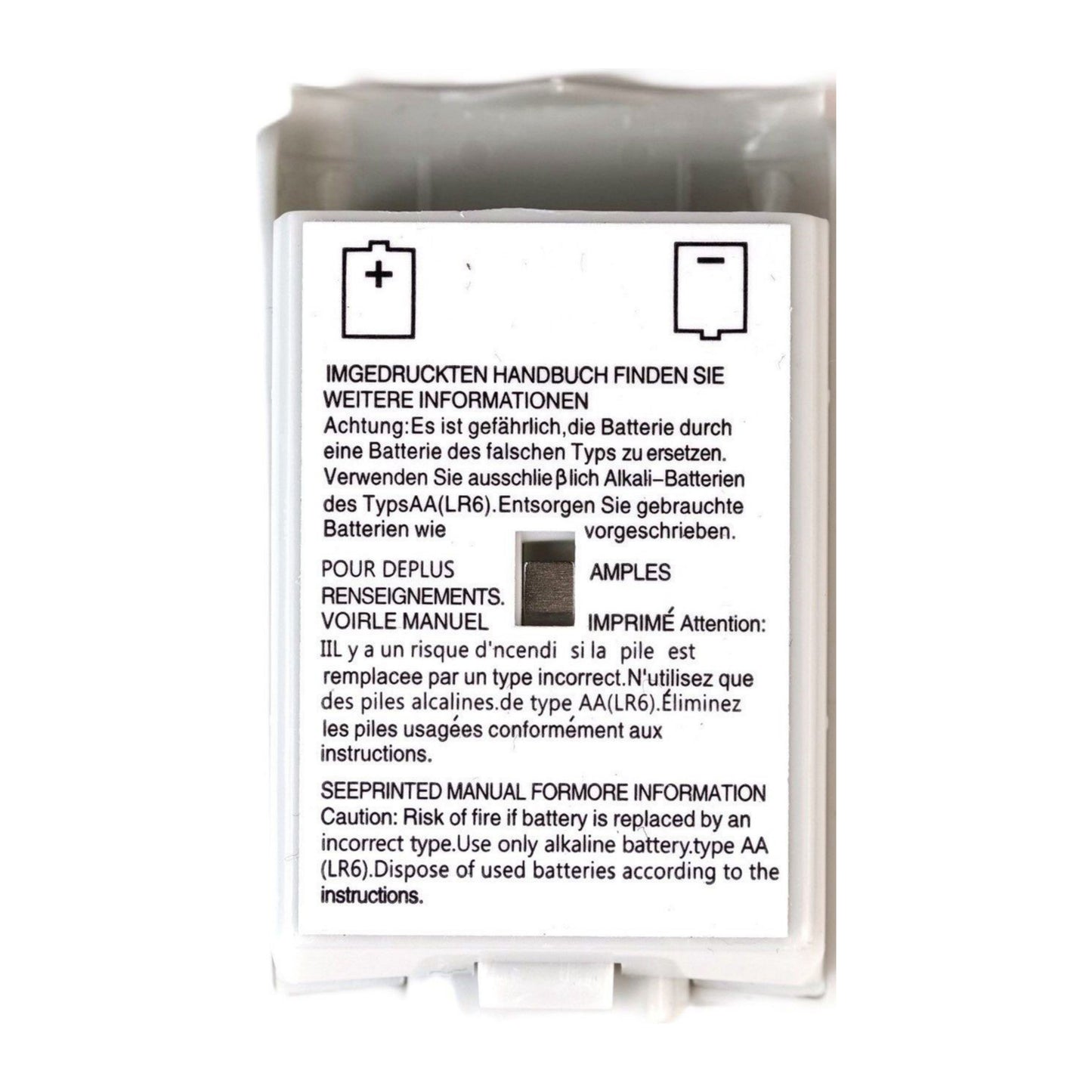 XBOX 360: Controller Battery Cover (White)