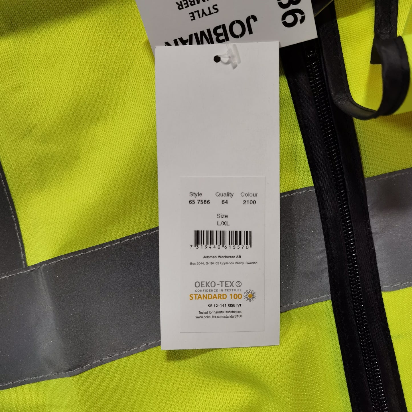 Jobman Workwear Safety Vest (L-XL)