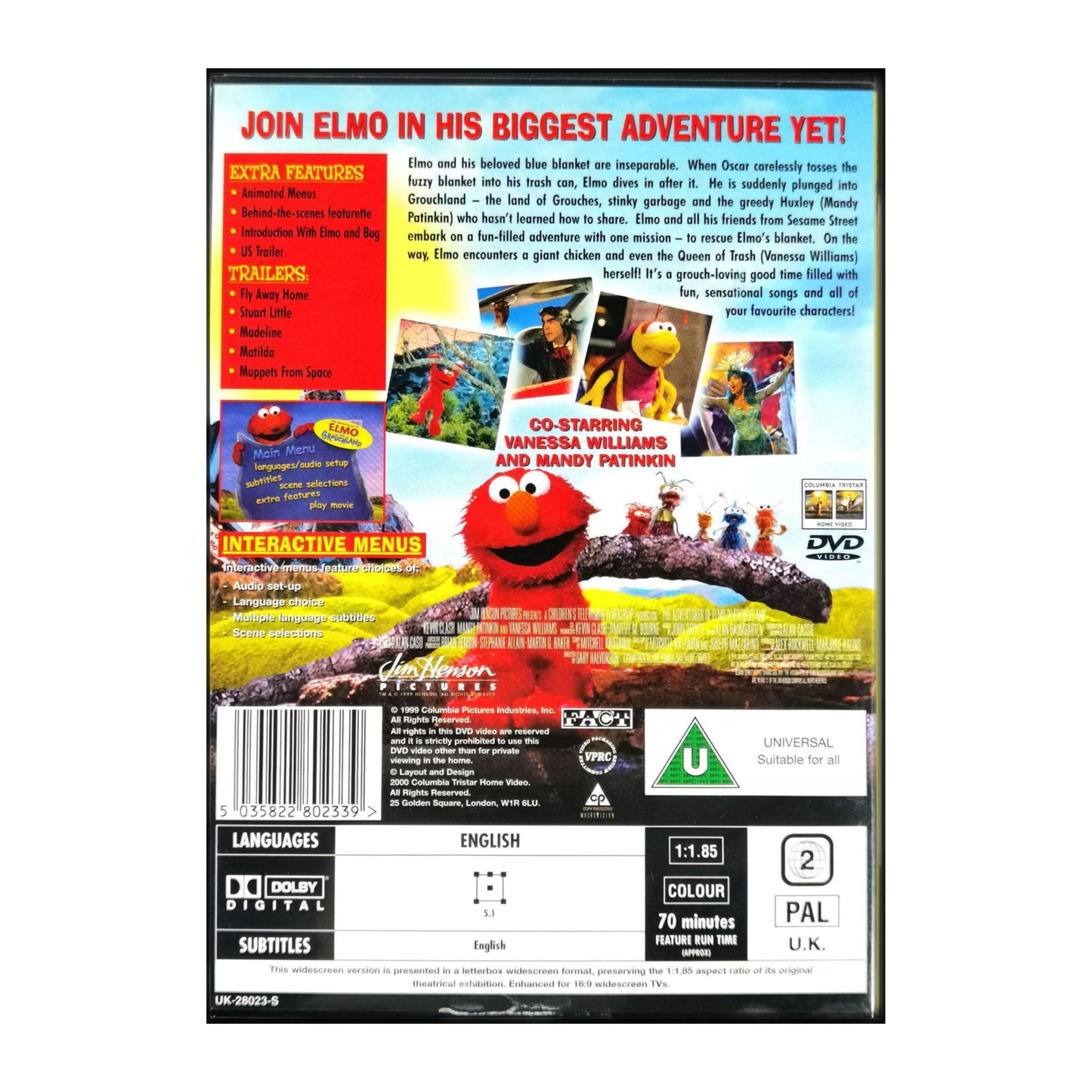 Sesame Street: The Adventures Of Elmo In Grouchland