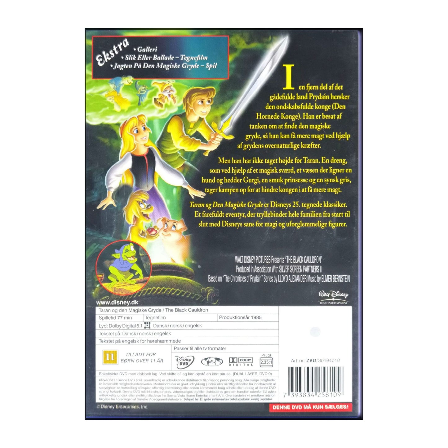The Black Cauldron | Taran Og Den Magiske Gryde