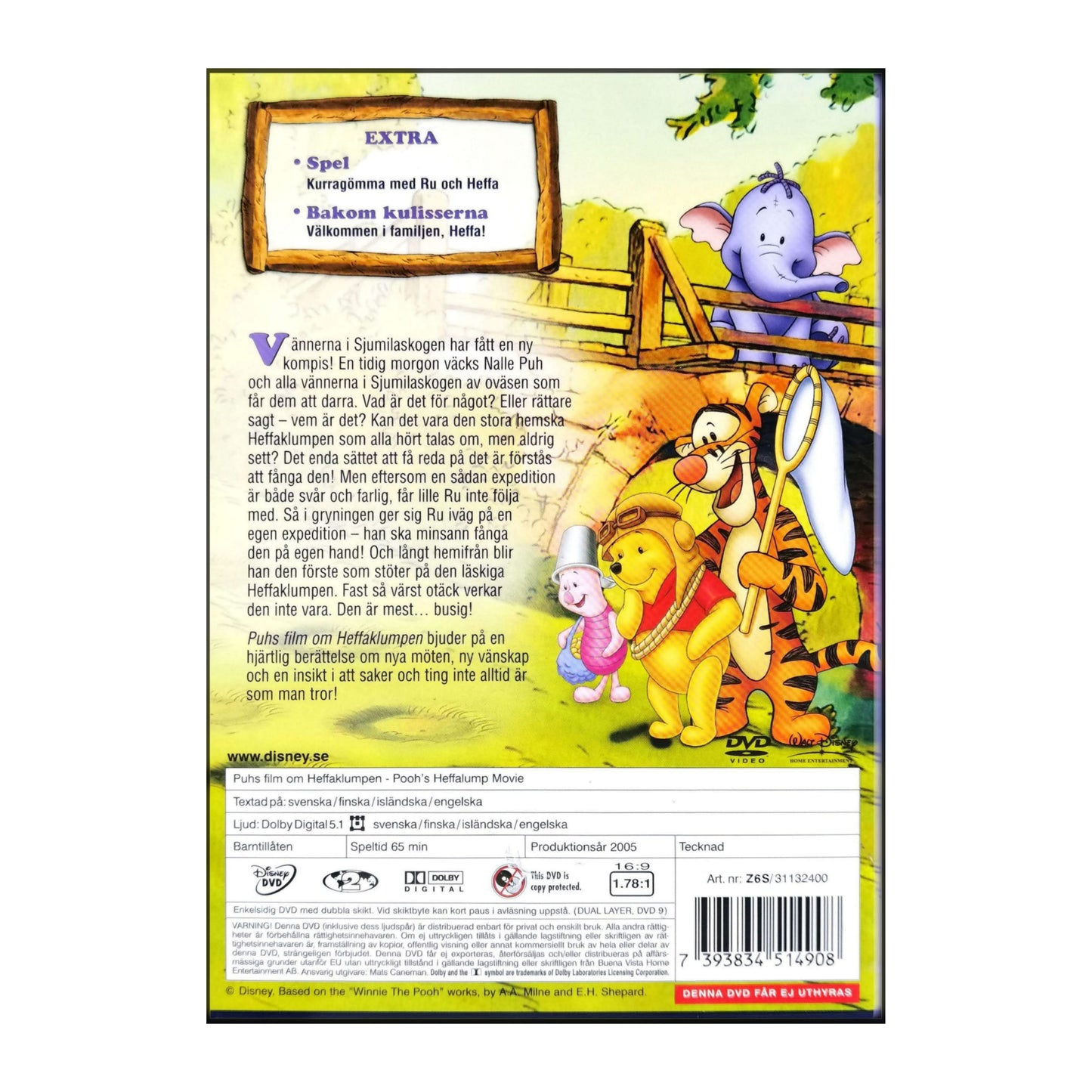 Winnie The Pooh | Puhs Film Om Heffaklumpen