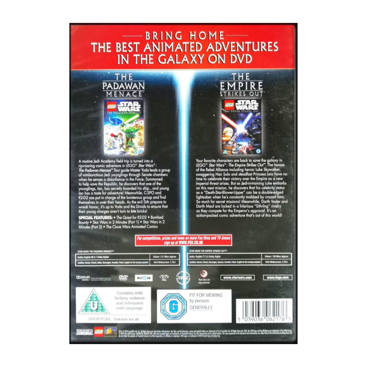 Lego Star Wars: The Padawan Menace + The Empire Strikes Out
