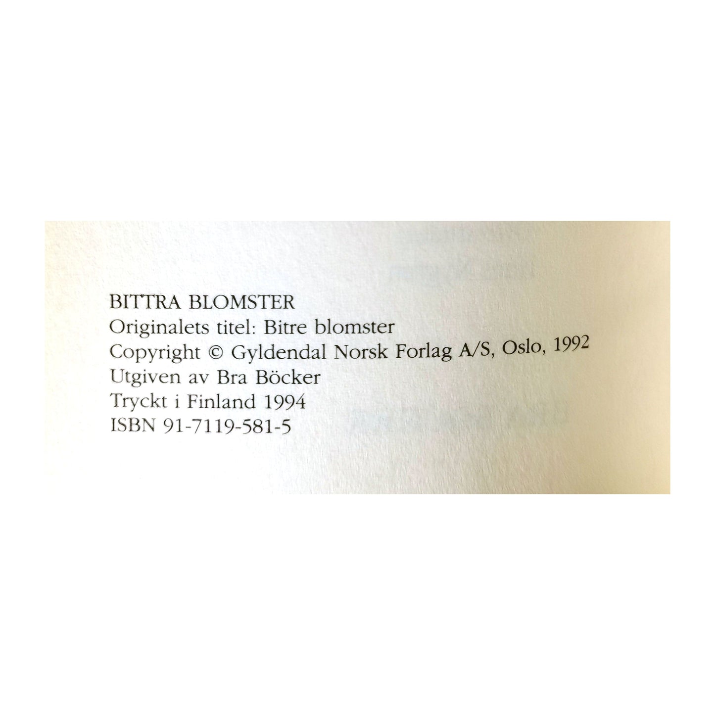 Gunnar Staallesen: Britta Blomster