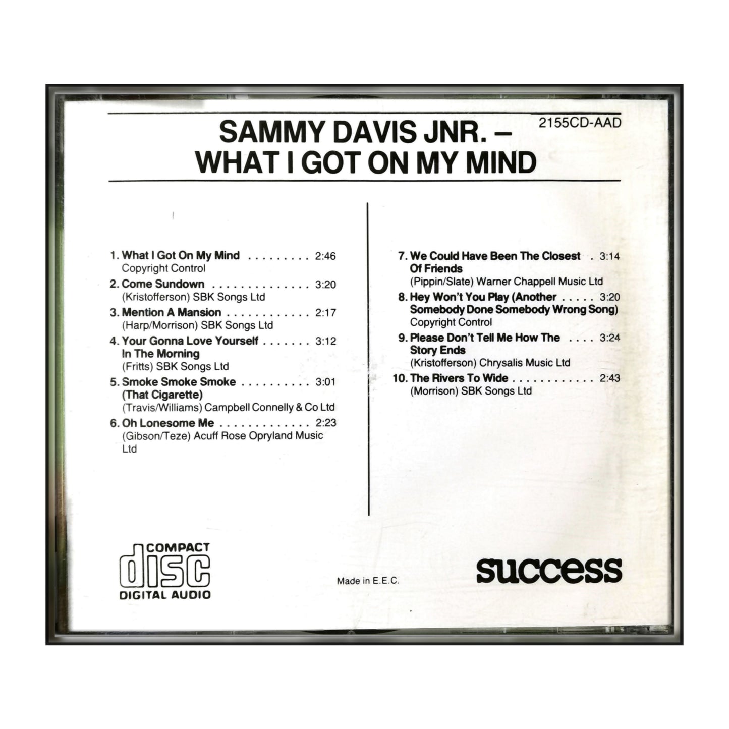 Sammy Davis Jr: What I'Ve Got In Mind