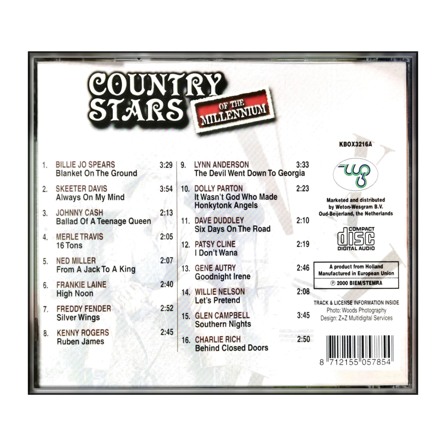Country Stars Of The Millennium