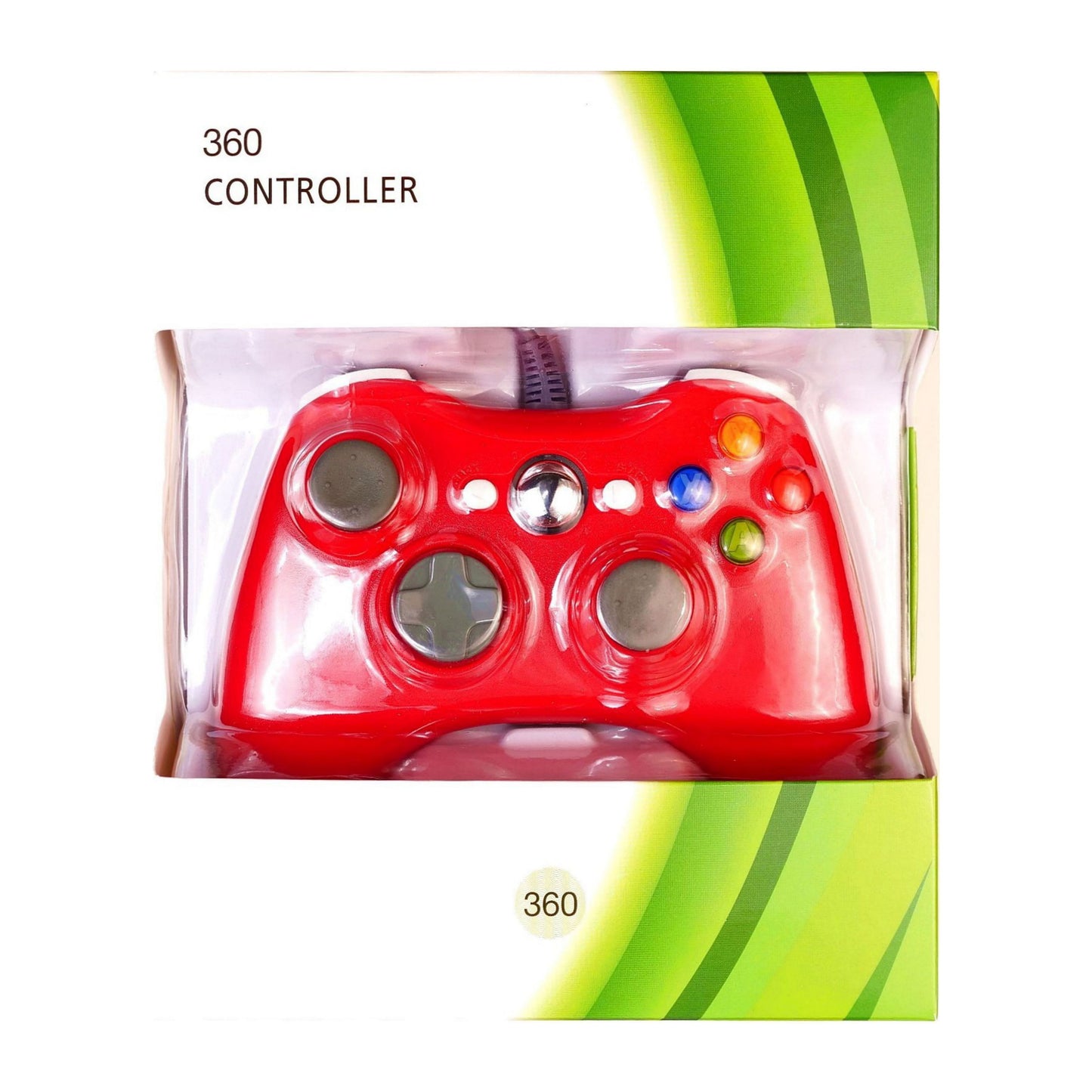 XBOX 360: Controller Wired (Red)