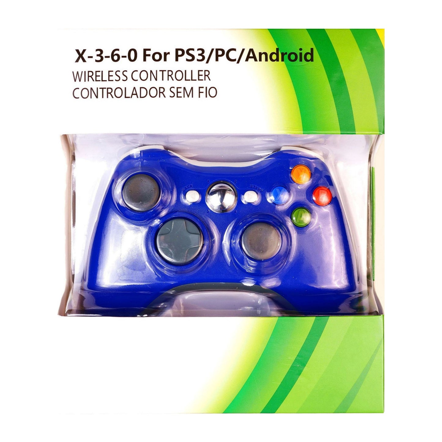 XBOX 360: Controller Wireless (Blue)