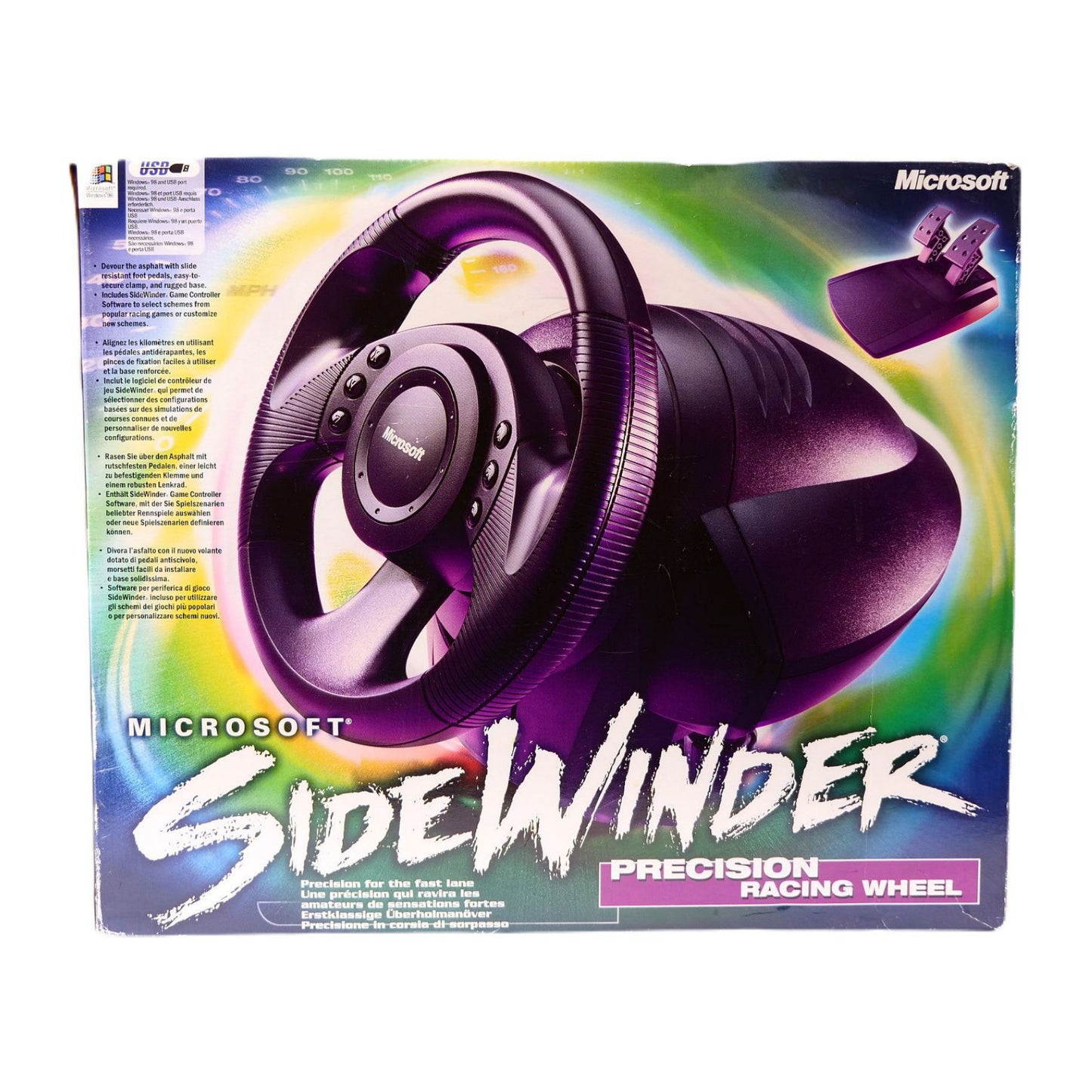 Microsoft : SideWinder Controller Precision Racing Wheel
