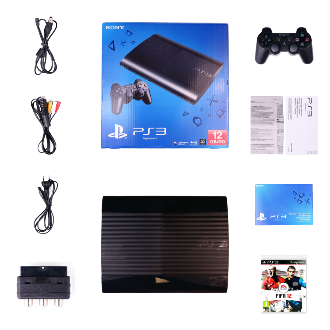 PlayStation 3: Console CECH-4004A (12GB) PS3 Sony