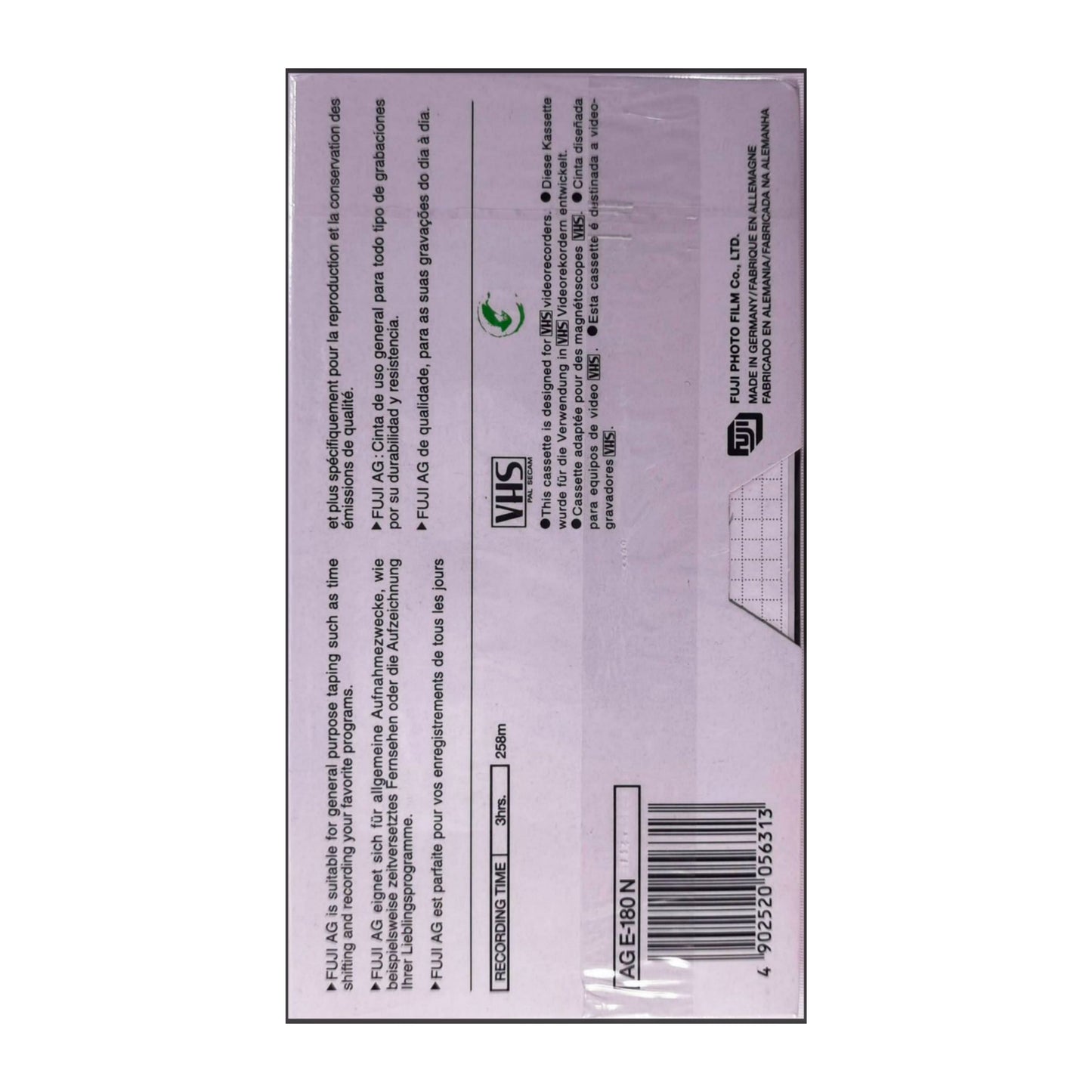VHS Tape (180) Fujifilm