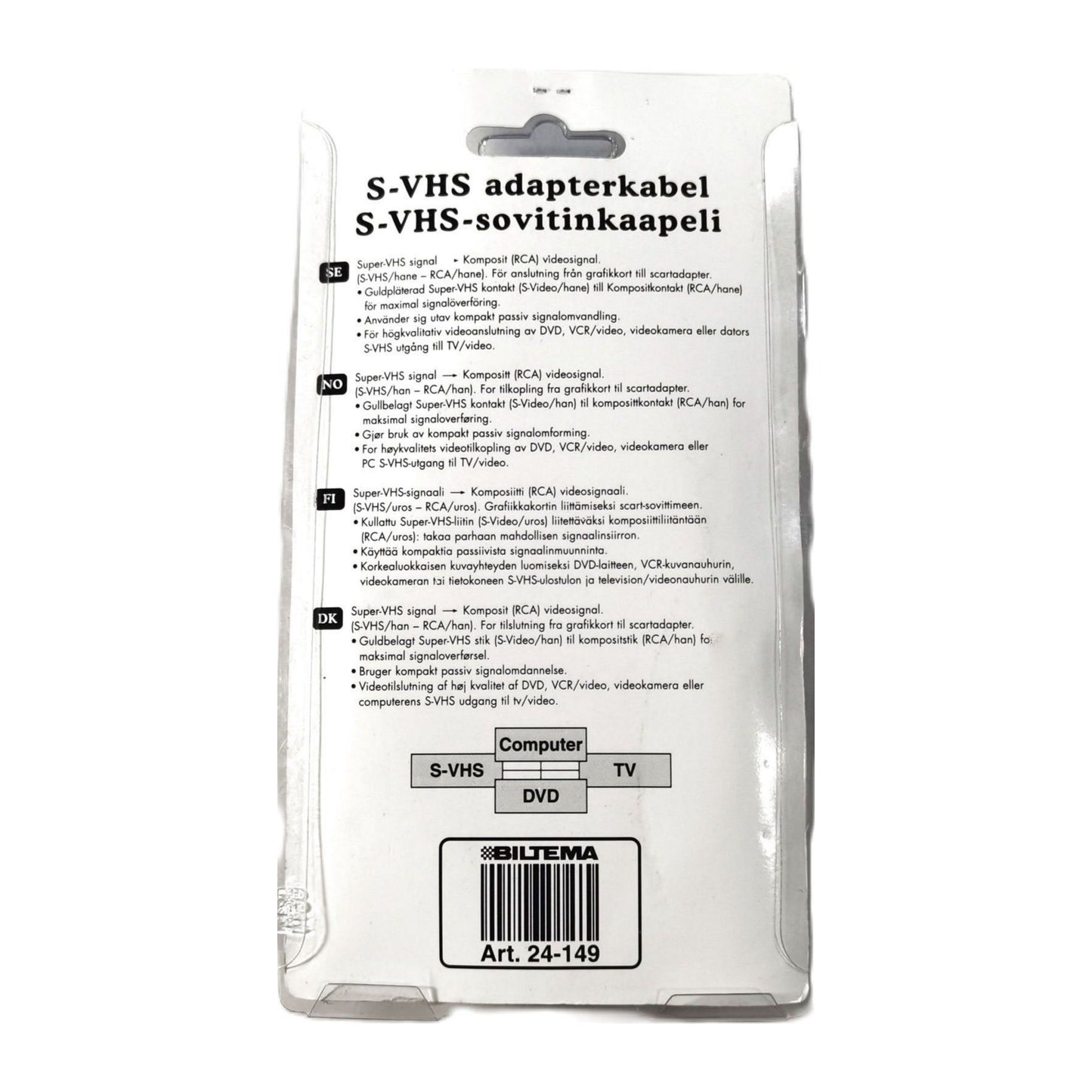 S-Video To RCA 1 (10M) (Black)