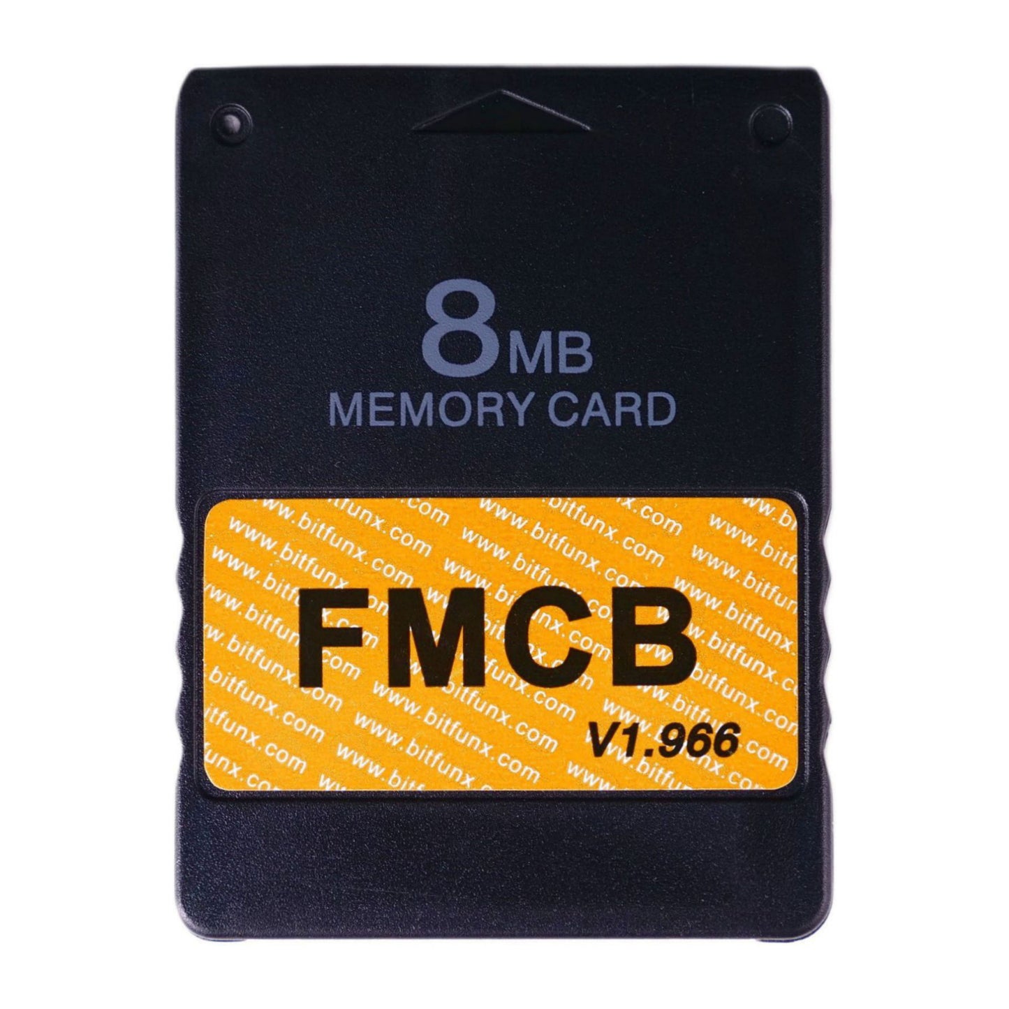 PlayStation 2: Memory Card (8MB) FMCB V1.966 (Black) PS2