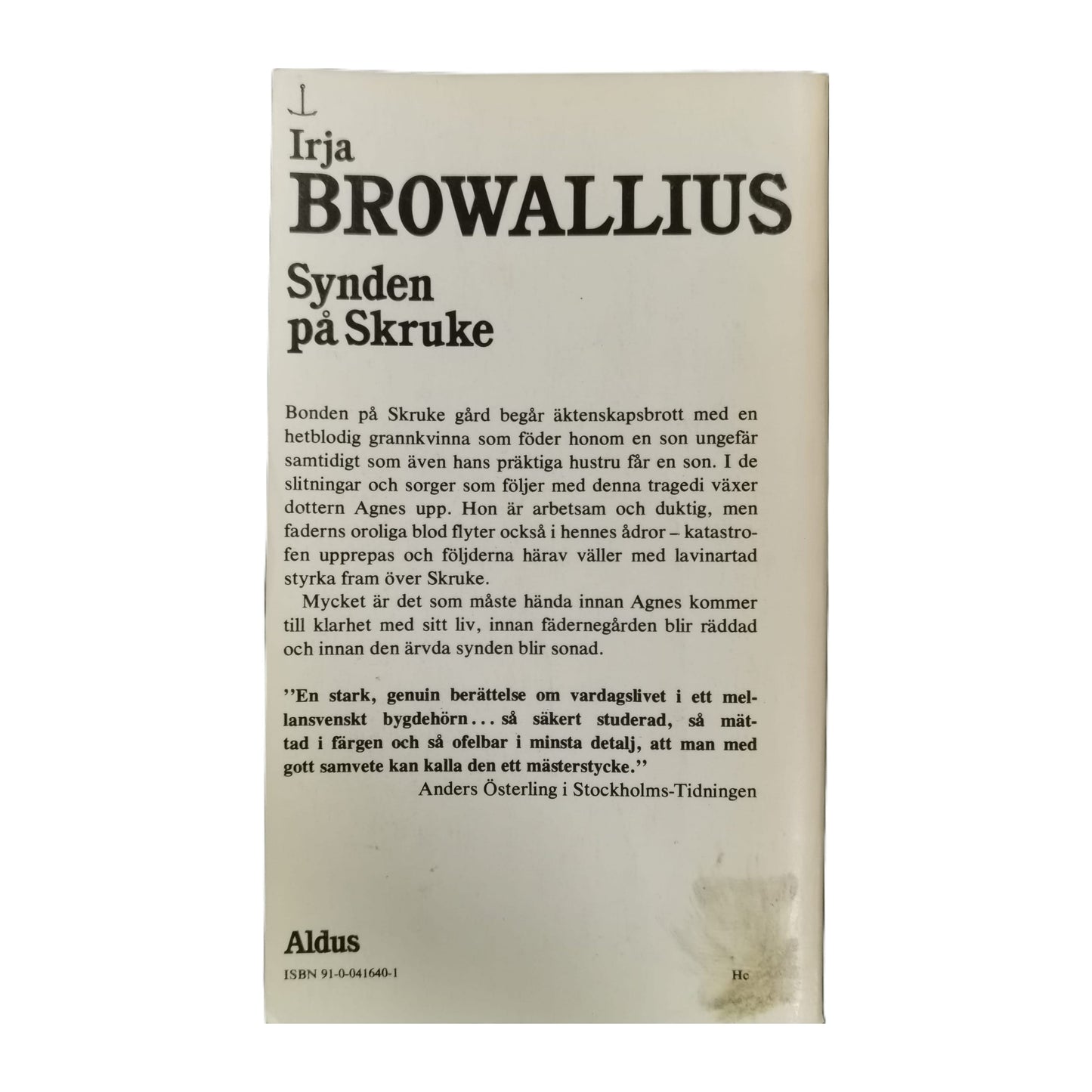 Irja Browallius: Synden På Skruke