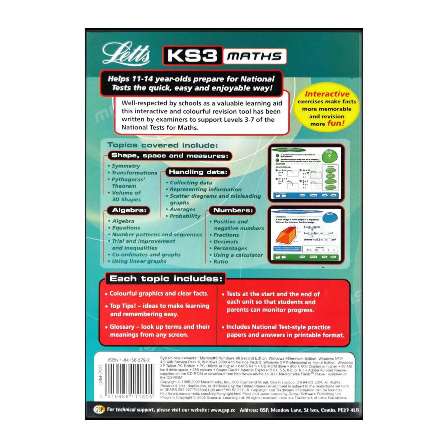 Letts KS3 Maths 2005-2006