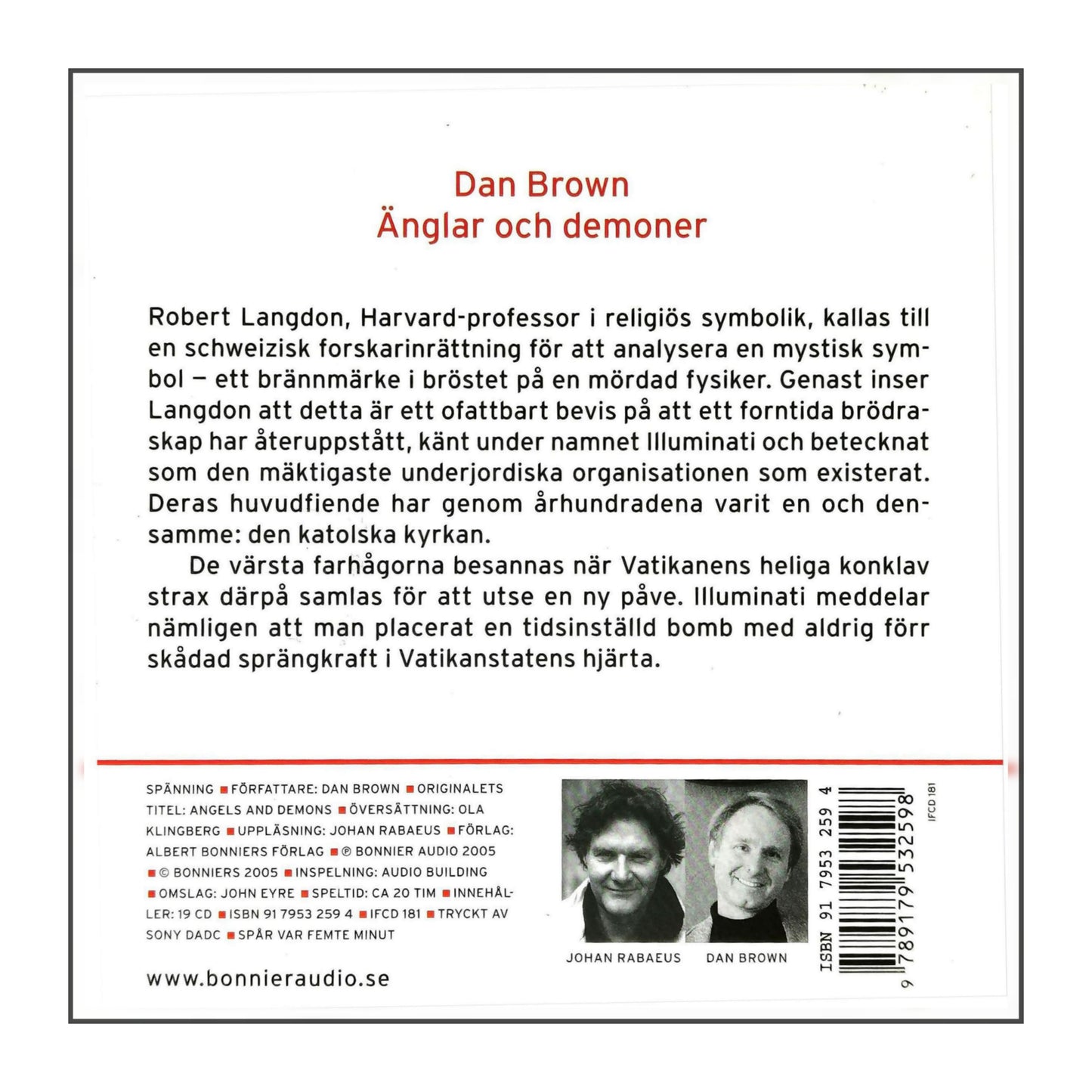 Dan Brown: Änglar Och Demoner