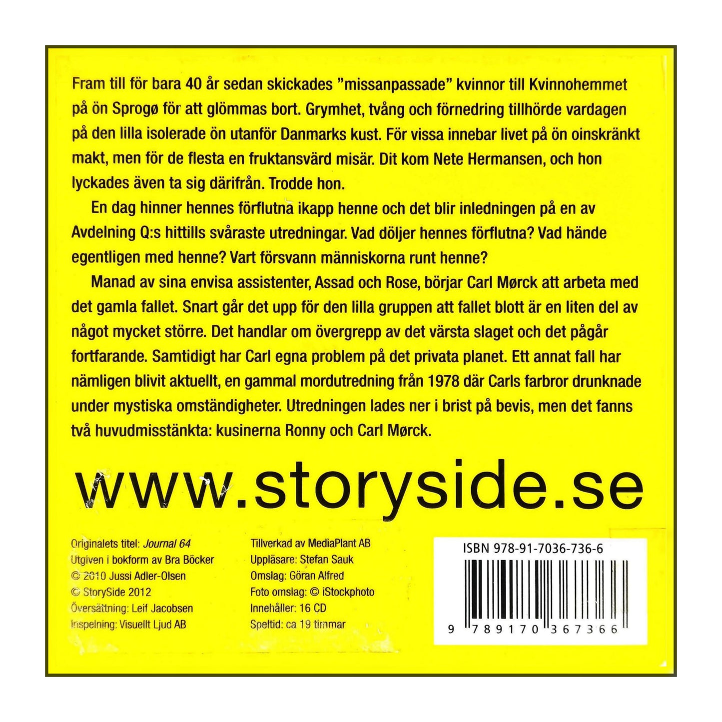 Jussi Adler-Olsen: Journal 64