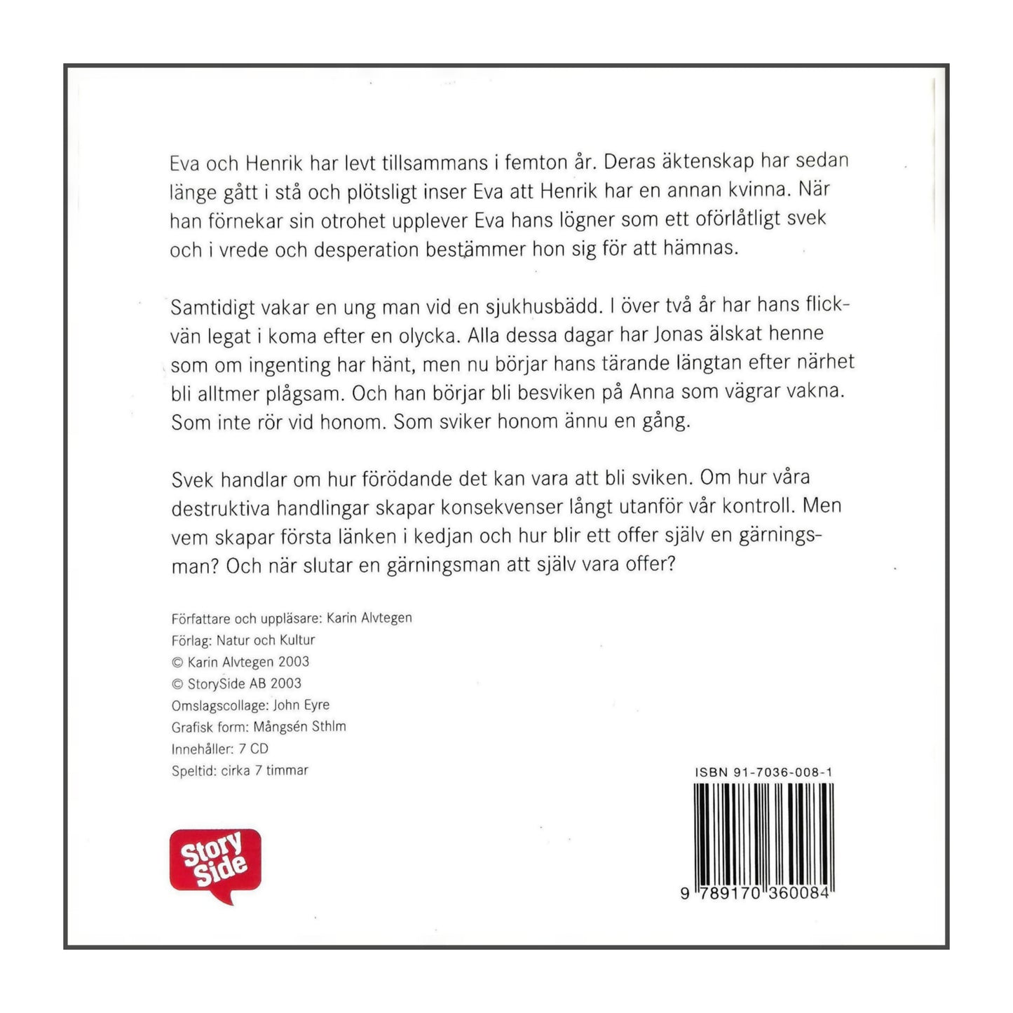 Karin Alvtegen: Svek