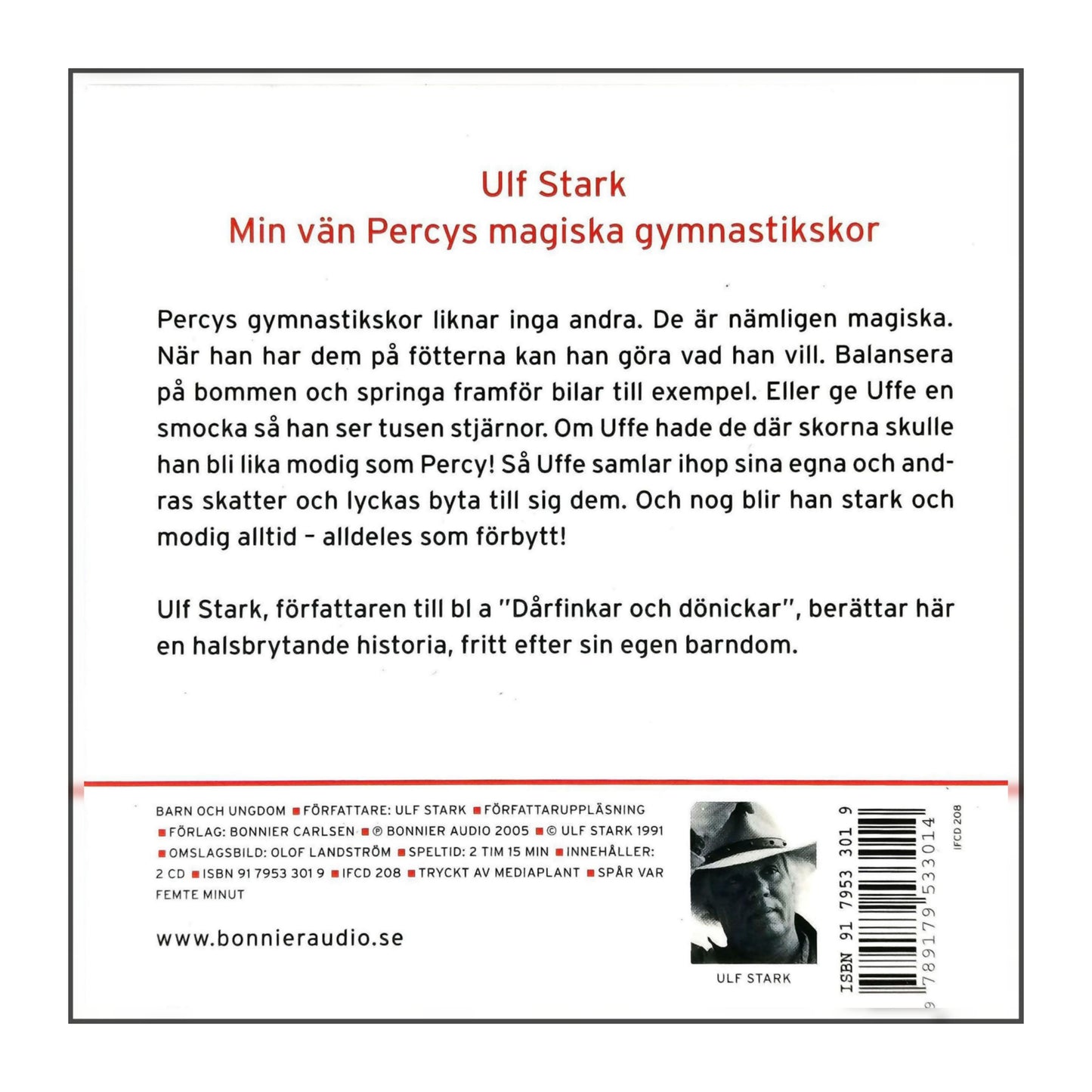 Ulf Stark; Min Vän Percys Magiska Gymnastikskor