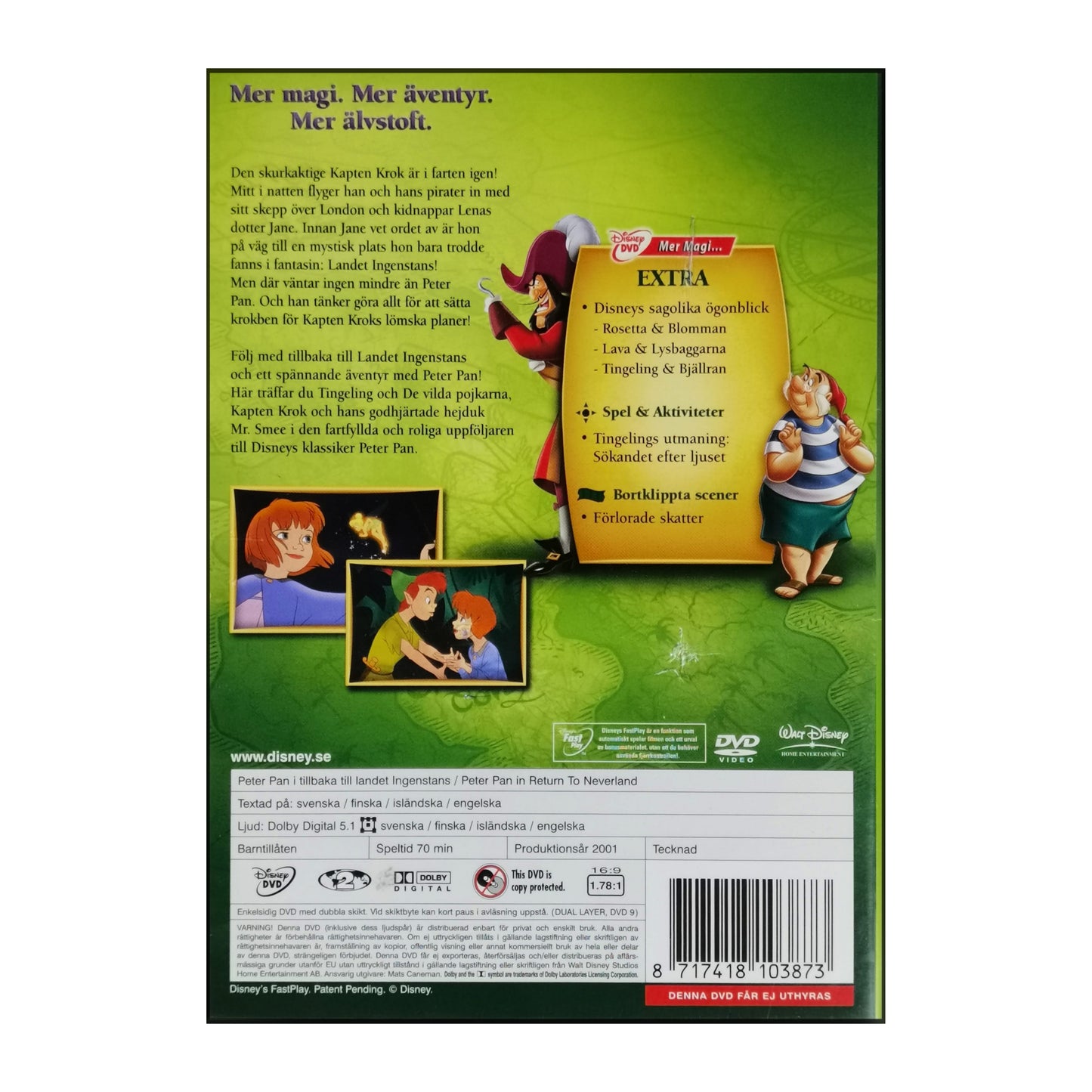 Peter Pan: Tillbaka Till Landet Ingenstans