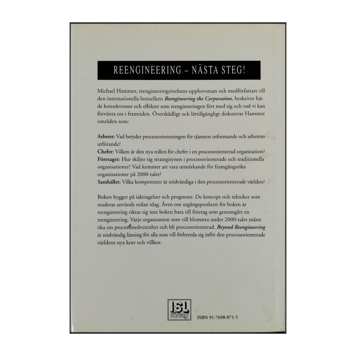 Michael Hammer: Beyond Reengineering