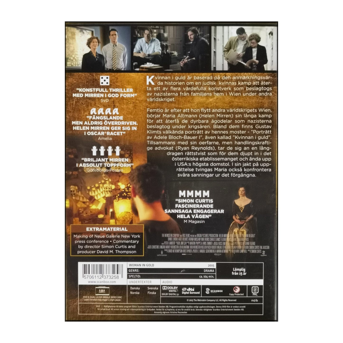 Woman In Gold | Kvinnan I Gold