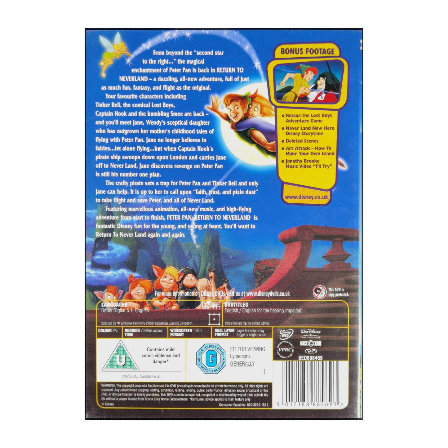 Peter Pan: Return To Never Land