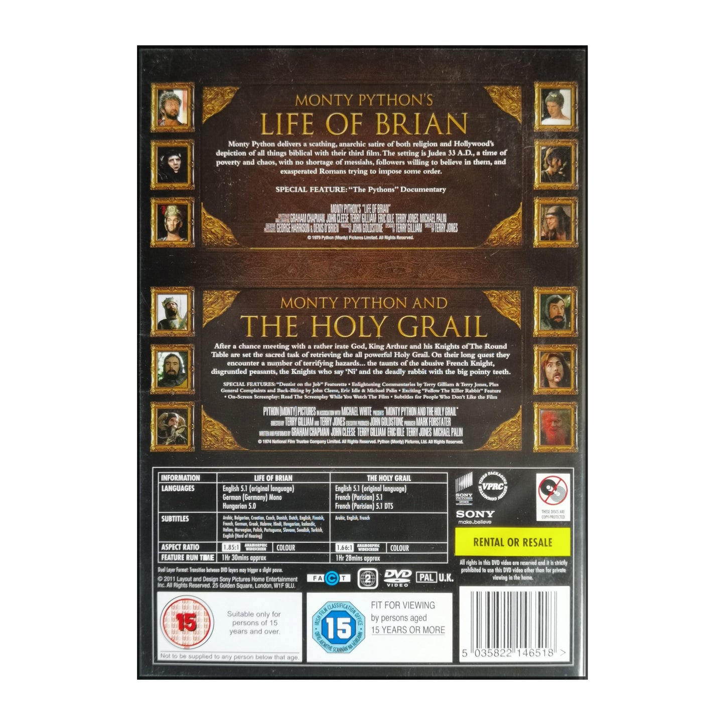 Monty Python’S Life Of Brian + The Holy Grail