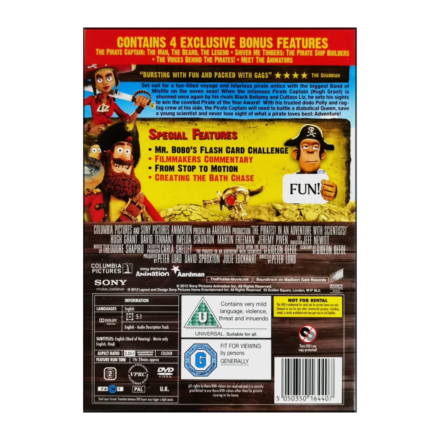 The Pirates: In An Adventure With Scientists!