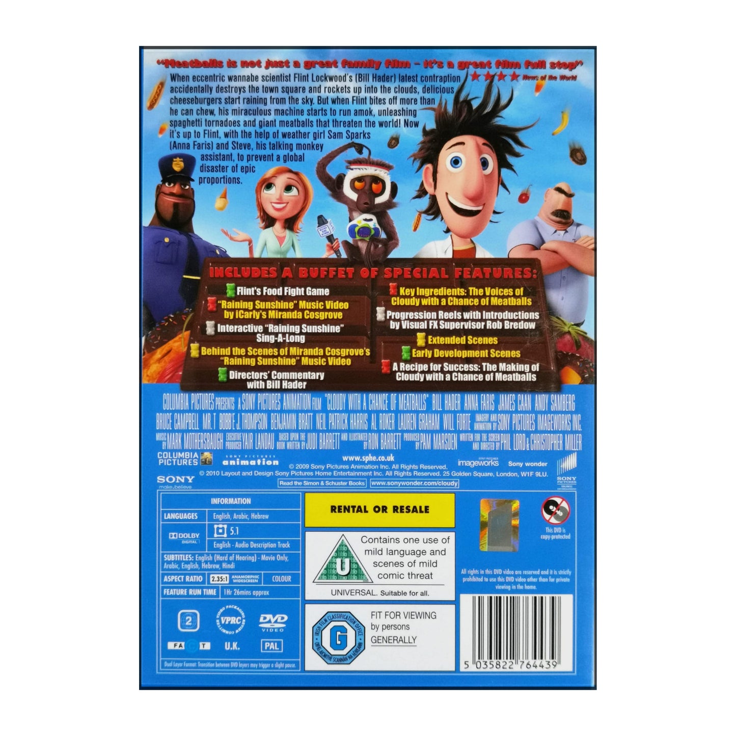 Cloudy With A Chance Of Meatballs