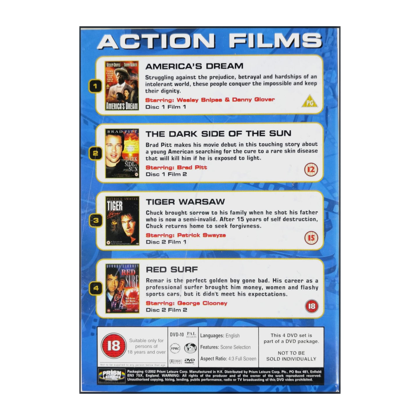 4 Great Dvd Movies Action Films