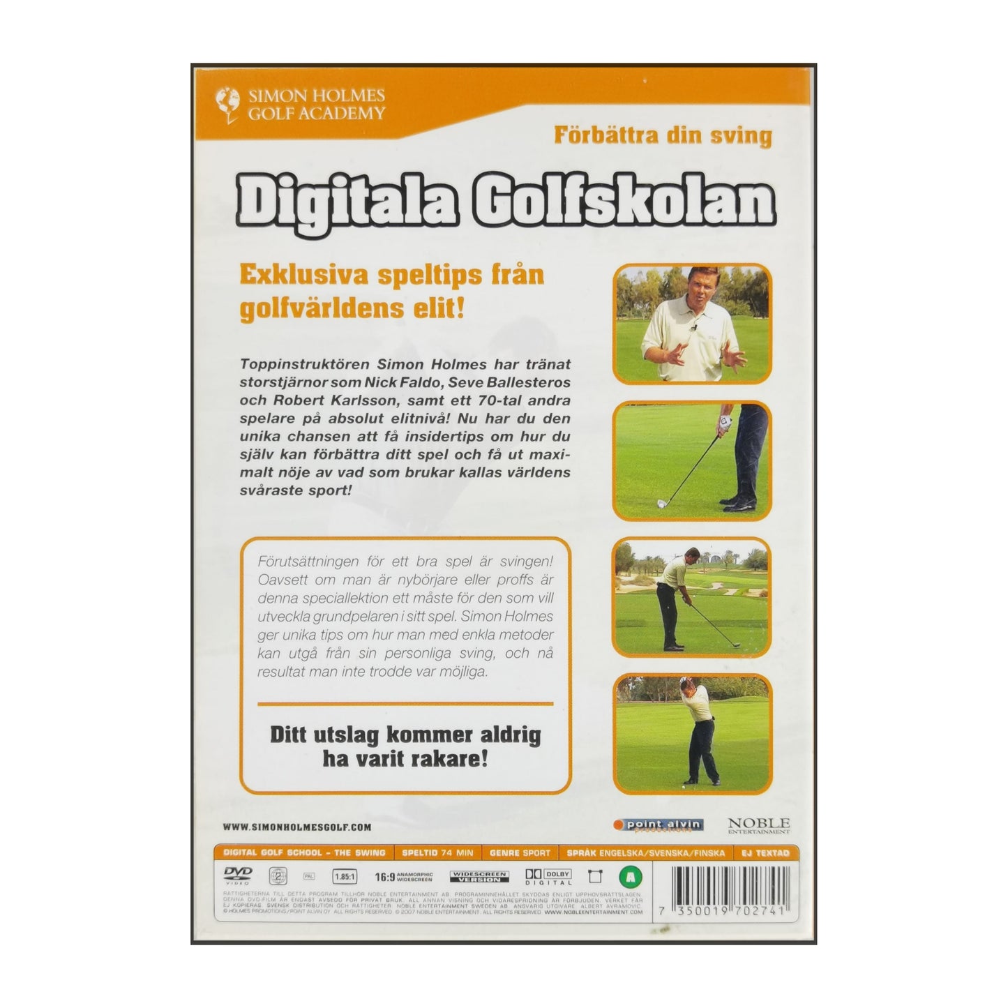 Simon Holmes: Digitala Golfskolan