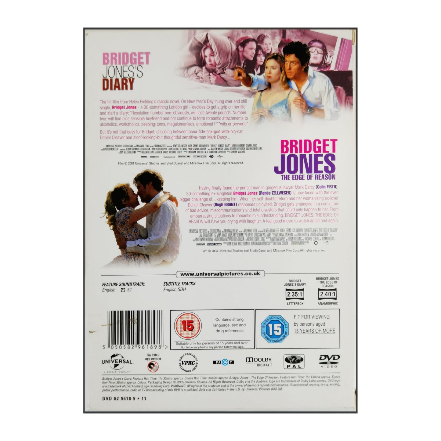 Bridget Jones'S: Diary + The Edge Of Reason