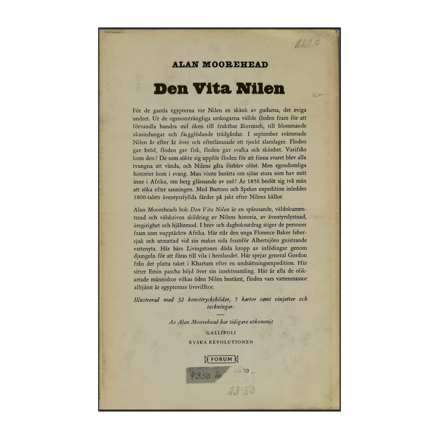 Alan Moorehead: Den Vita Nilen