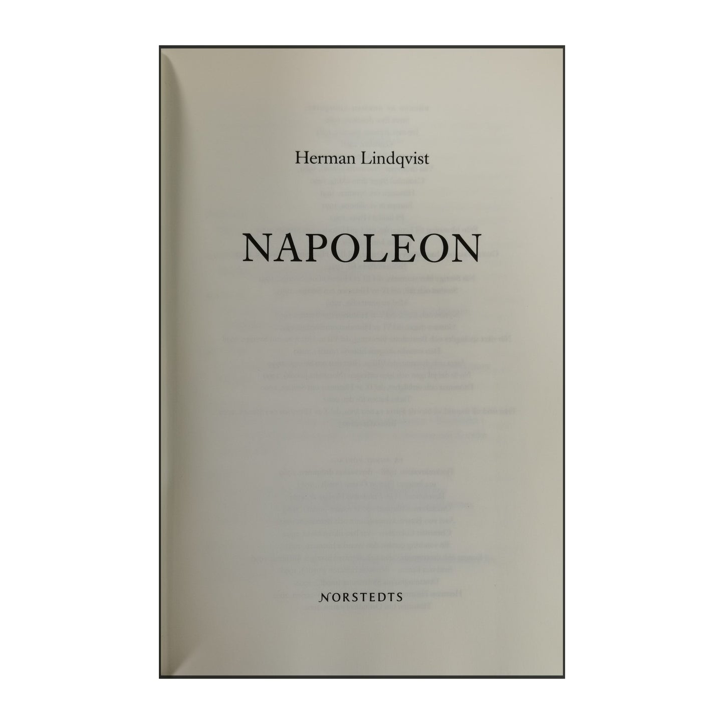Herman Lindqvist: Napoleon