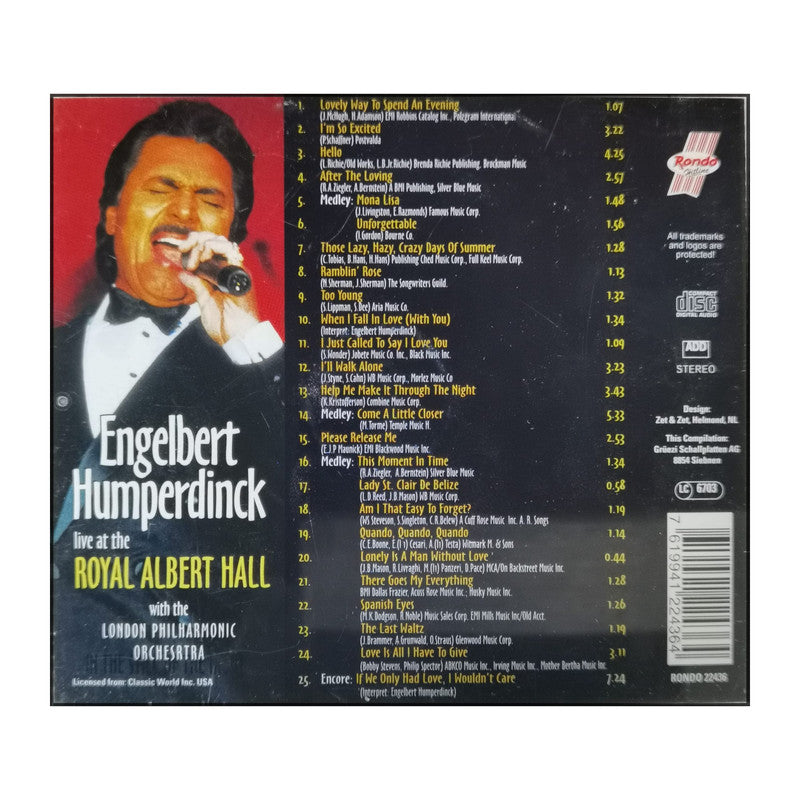 Engelbert Humperdinck & London Philharmonic Orchestra: Live At The Royal Albert Hall