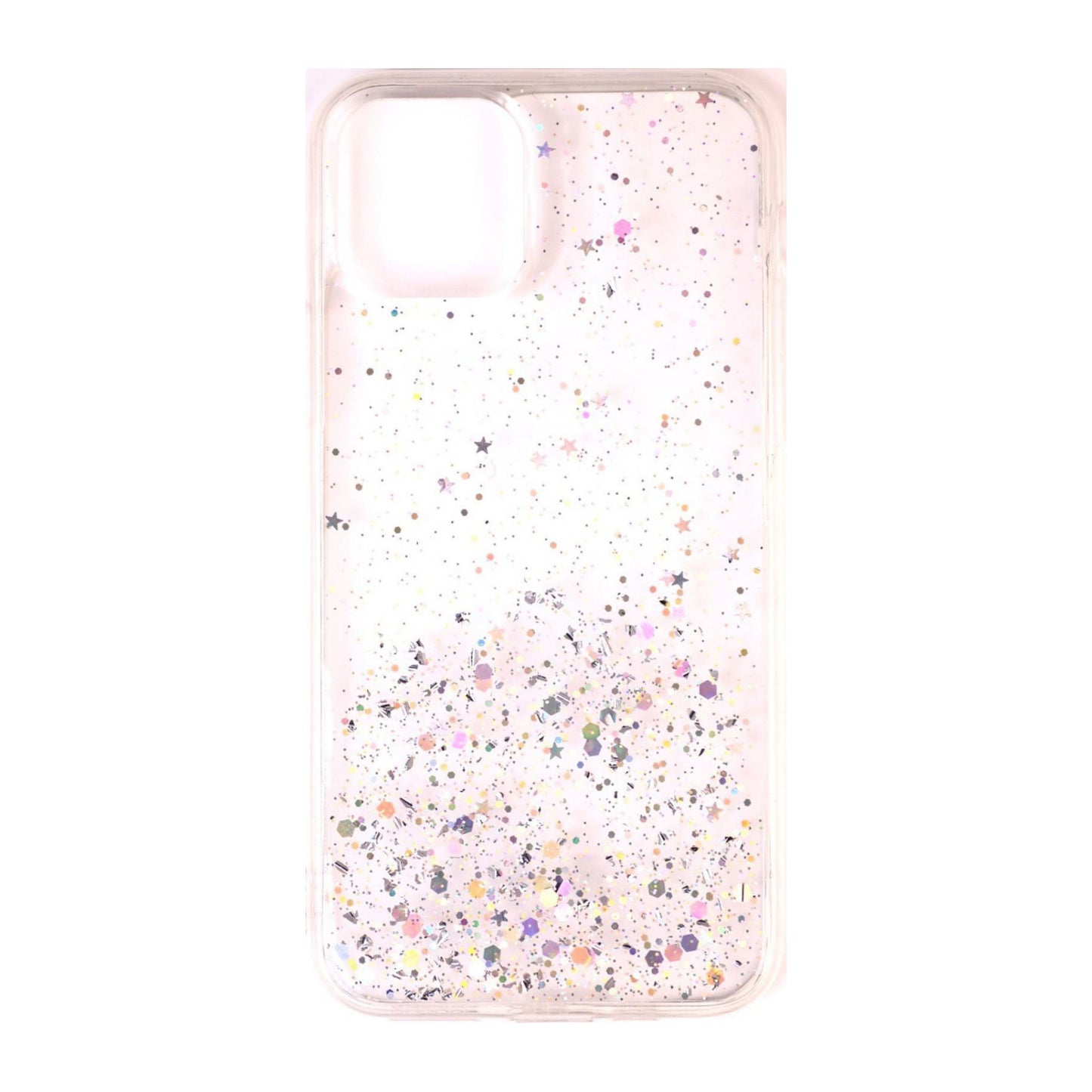 Glitter Case (White Transparent )