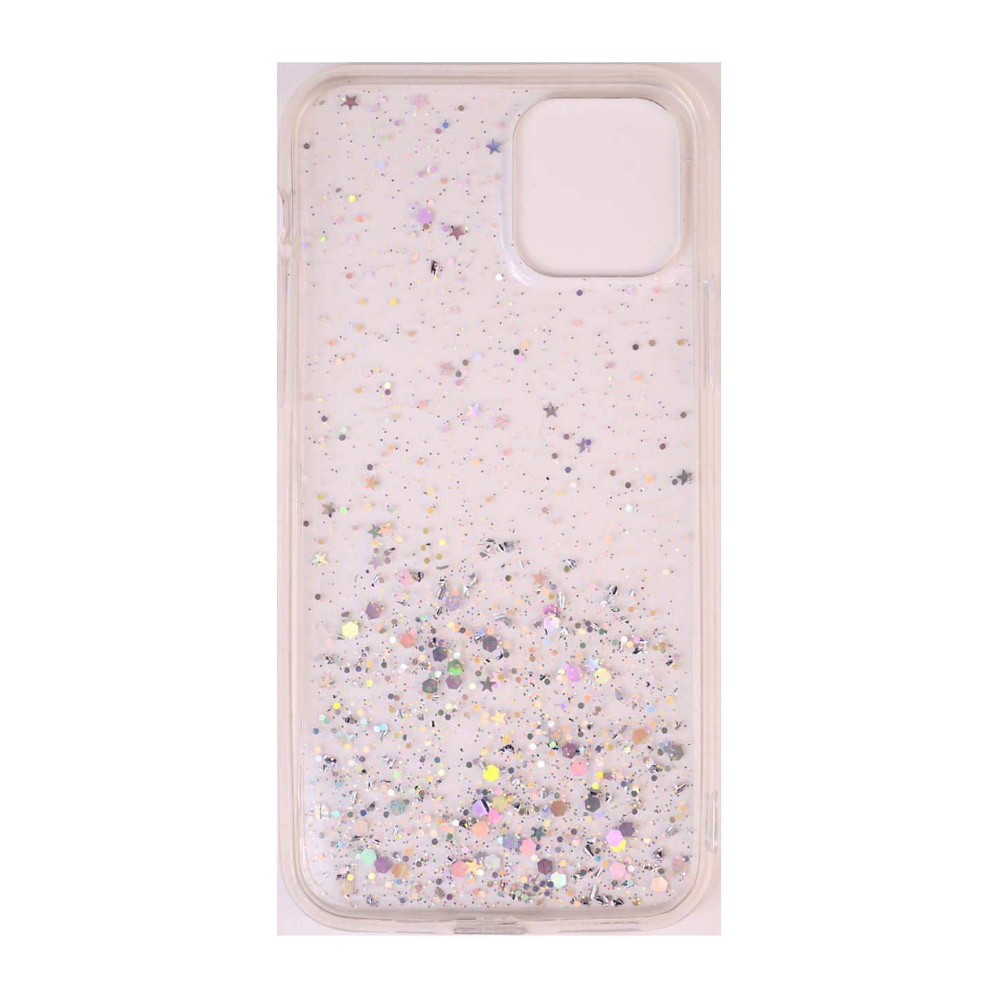 Glitter Case (White Transparent )