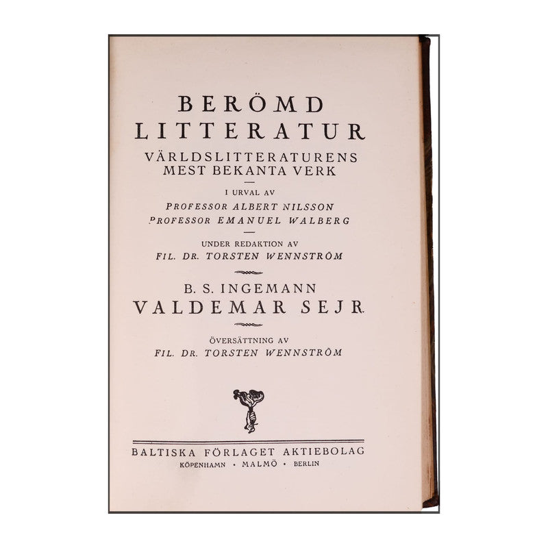 B.S. Ingemann: Valdemar Sejr